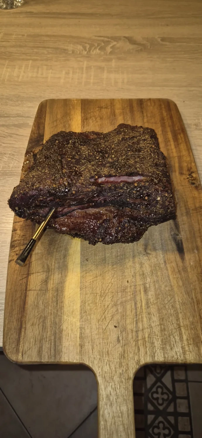 Thermometer im Pastrami