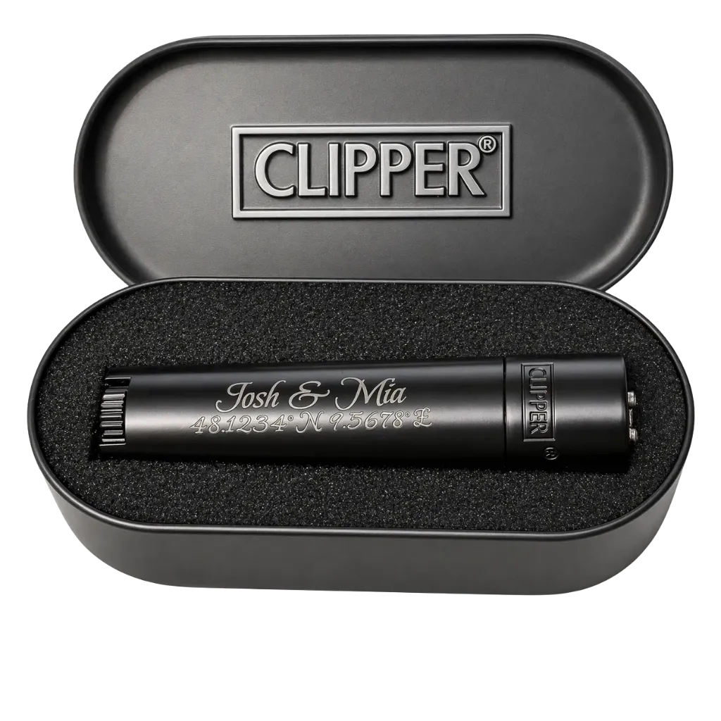 [Per-Clip-S] Personalisierter Clipper mit Gravur (Silber)