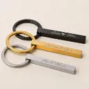 Personalisierter Edelstahl-Schlüsselanhänger